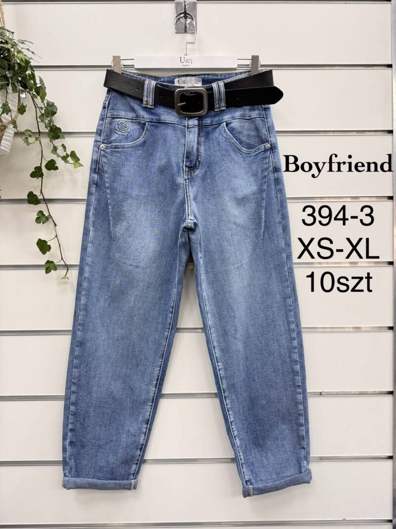 Spodnie damskie jeansy Roz XS-XL, 1 Kolor Paczka 10 szt